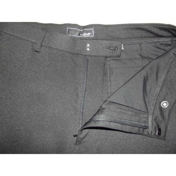 oobe Mens Black Polyester Pants 32 x 32 Flat Front Straight Leg work - Picture 5 of 8